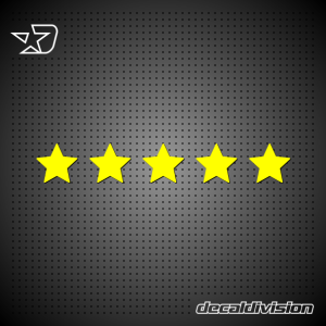 5 Star Rating Sticker